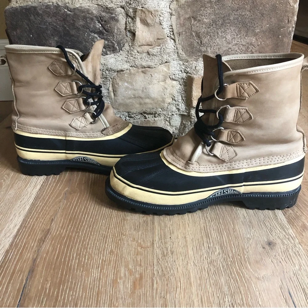 Sorel Caribou Steel shunk boots size 10 steel shank price firm!